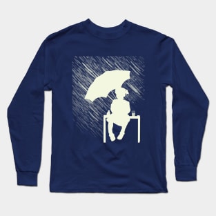 Moment. Under the rain. Childhood Long Sleeve T-Shirt